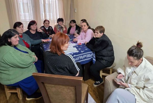 Workshop Held in Kutaisi with a Women’s Group on Identifying and Responding to Domestic Violence
