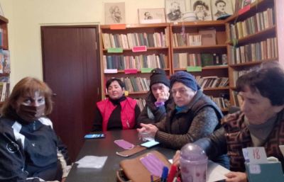 Meeting with women&#039;s mutual assistance groups