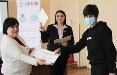 Fund Sukhumi visited the Public School of the village Koki.