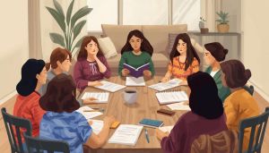 გეგუთში ქალებთან შეხვედრა ოჯახში ძალადობის თემაზე