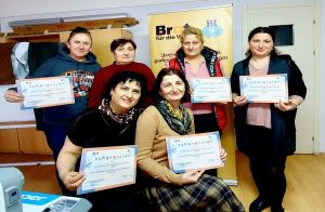 Completion of the Cutting and Sewing Course in Senaki