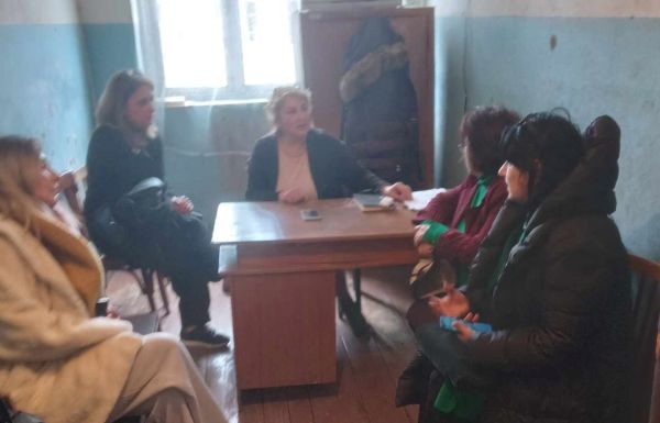 Meeting in the community of Jvartskhma